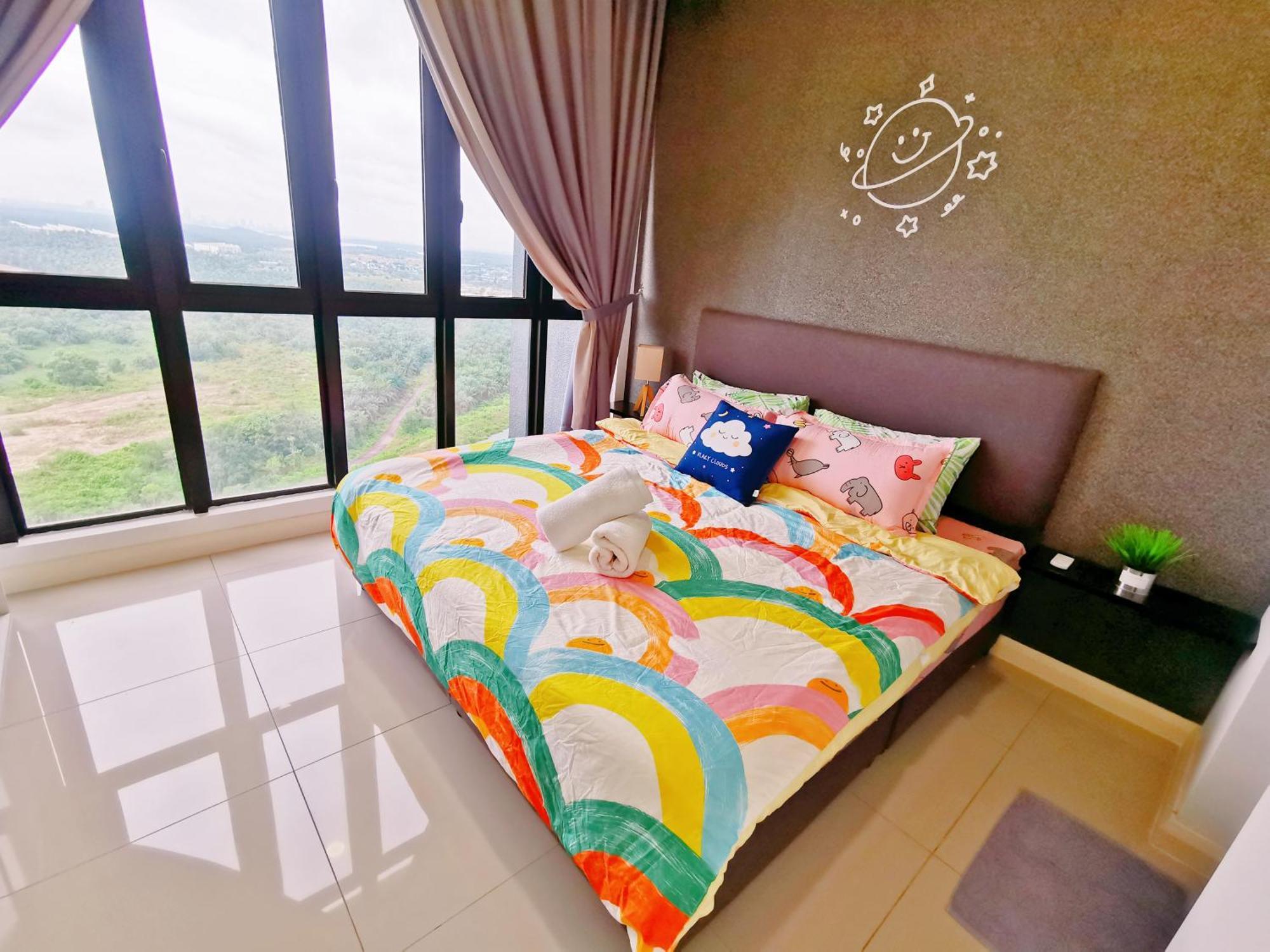 Legoland 3Min Lakeview Happyrainbowsuite 7Pax 2R2B Nusajaya  Buitenkant foto